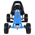 thumbnail image 4 of Patiojoy Go Kart Kids Bike Ride on Toys with 4 Wheels and Aadjustable Seat Blue, 4 of 9