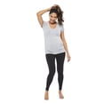 thumbnail image 2 of Paisley Sky Maternity Short Sleeve V-Neckline Tee, 2 of 6