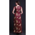 thumbnail image 4 of Bimba Floral Printed Front Slit Sleeveless Summer Spring Long Women BeachDress-X-Large, 4 of 5