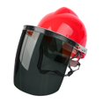 thumbnail image 1 of Welding Mask Face Cover with Flip Front Visor Overhead Protection Face Protector for Grinding, Mining, Logging, Paint Durable Style H, 1 of 9