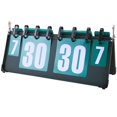 thumbnail image 2 of Multi-function Scoreboard Thickened Steel Plate Four-digit Basketball Scoreboard Waterproof Table Tennis Scoreboard with Non-slip Bottom for Basketball Football Tennis Games, 2 of 9