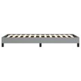 thumbnail image 4 of vidaXL Bed Frame Light Grey 100x190 cm Twin Fabric, 4 of 6