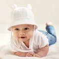 thumbnail image 1 of Xiaoshan Fall Hats for Baby Girls 0-6 Months Party Hats for Kids Birthday Boy Beanie with Bow Caps 0-6 Months Girl Winter Clothes Clearance Gorros Para Bebes Recien Nacidos Cyber and Monday Deals, 1 of 7