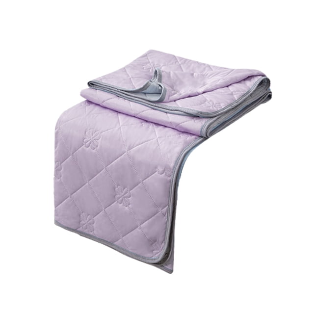 Quilt Bedding Set, Blue and Purple Double Bed Soft Cover Suitable for All Seasons 60 by 79 Inches