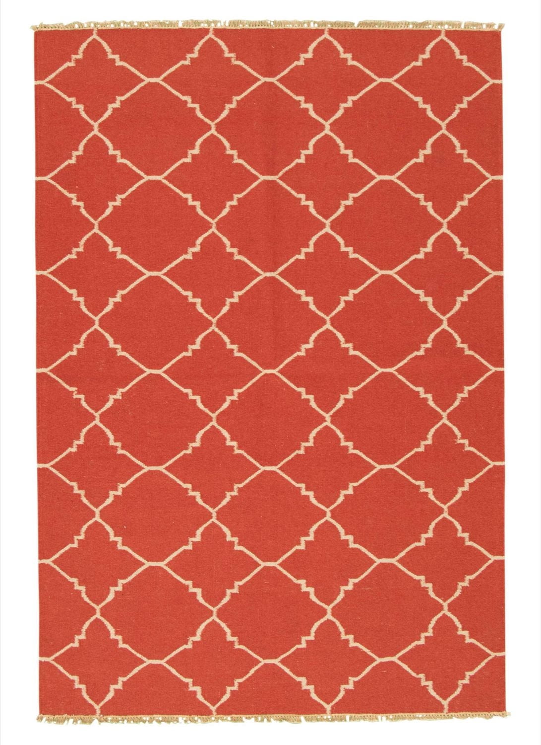 ECARPETGALLERY Tapis Fait à la Main pour Salon, Salle à Manger et Chambre à Coucher Transitionnel Collection Ankara 5'2" x 7'9" en Brun