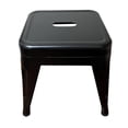 thumbnail image 1 of Homeworks 12" Black Metal Stool – Backless, 1-Pack, Indoor/Outdoor Use, 1 of 4