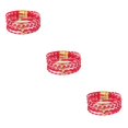 thumbnail image 4 of QualitChoice Bracelet Multi-layers Magnetic Buckle Leather Multi-colored Leopard Print Valentines Day Gifts Bracelets Hand Jewelry Red 3Set, 4 of 6