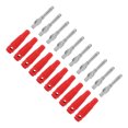thumbnail image 3 of 10Pcs 4mm 7Pin Banana Plug Copper 1000V 32A Stackable Male Plugs with Soft Sleeve Screw TightRed, 3 of 14