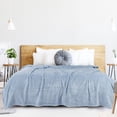 thumbnail image 3 of Unique Bargains Luxury Fleece Bed Blanket Woven Mesh, 3 of 9