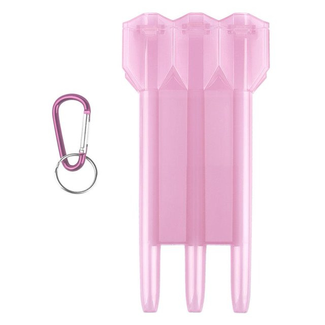 Boîtes de Fléchettes Portables Étui de Fléchettes Transparent avec Boucle Rangement de Style Amélioré pour Fléchettes Boîte Professionnelle Joueur de Fléchettes J7F2 N6A5