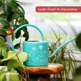 thumbnail image 4 of Homarden Arrosoir pour Plantes en Acier Inoxydable Turquoise 60 Oz avec Long Bec, 4 of 8