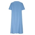 thumbnail image 5 of Cameland Robe Décontractée de Mode pour Femme Printemps Été à Manches Courtes, Col Rond, Longueur Genou, 5 of 5