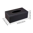 thumbnail image 3 of Leather Hotel Tissue Box Leather Restaurant Hotel Drawer Box European Originality Advertising Tissue Box, 3 of 6