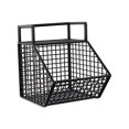 thumbnail image 4 of Lipstore Adhesive Small Metal Basket Wall Mount Fruit Basket for Craft Room Garage RV 1 Grid, 4 of 8