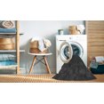 thumbnail image 2 of Ahgly Company Machine Washable Indoor Rectangle Transitional Charcoal Black Area Rugs, 8' x 12', 2 of 7