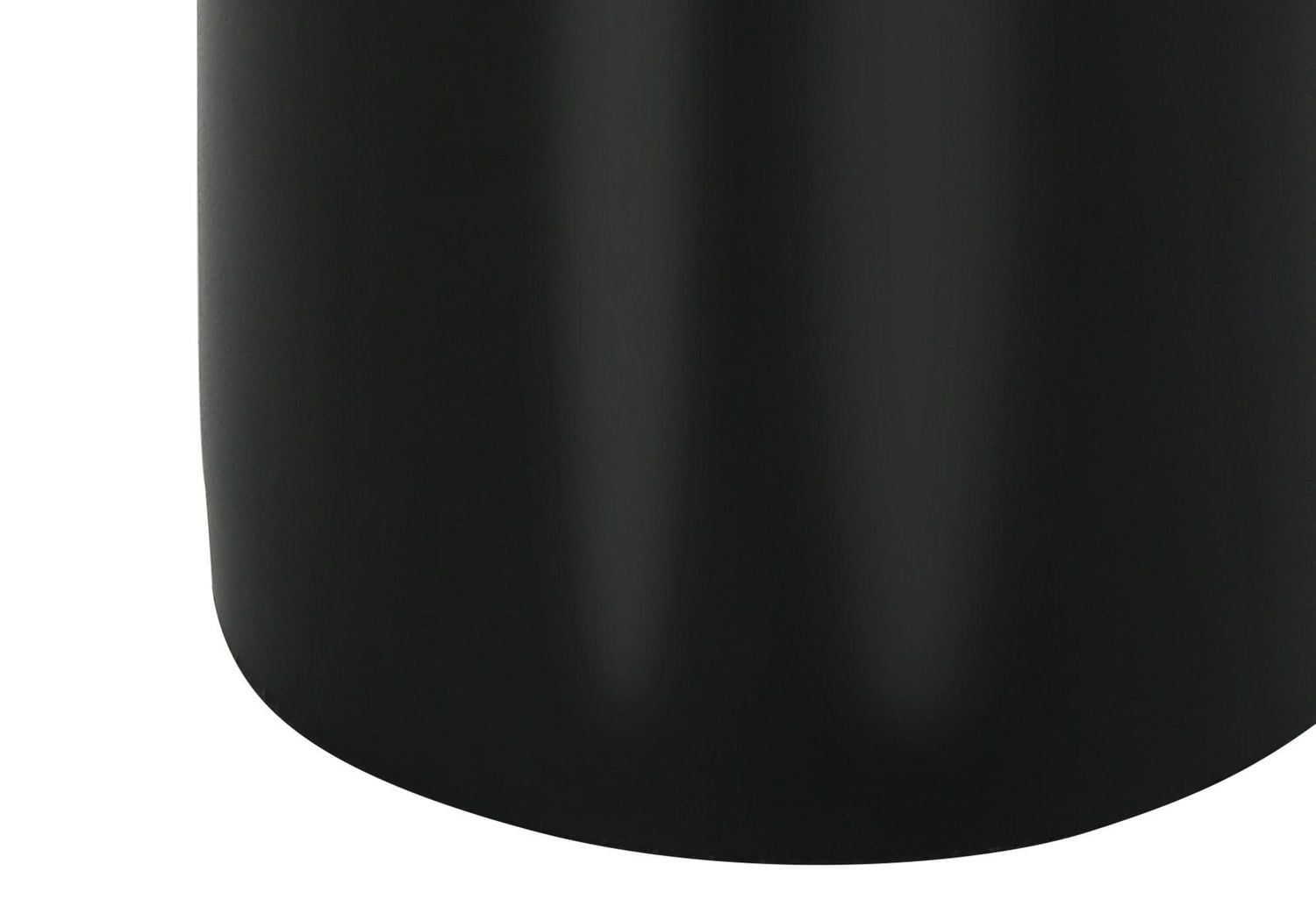 Monarch Specialties  Luminaire, 25"h, Lampe De Table, Béton Noir, Ombre Noire, Contemporain