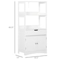 thumbnail image 3 of kleankin Bathroom Floor Storage Cabinet Kitchen Sideboard w/ Doors, 3 of 10