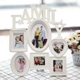 thumbnail image 1 of UsRHHA Cadre Photo Combo Familial en PVC Mural, Affiche 6 Photos pour Bureau et Table, Collection de Cadres Photo Multiples, 1 of 7