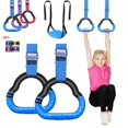 thumbnail image 2 of EIGTHTAILGymnastics Rings Kid Sport Toy Non-Slip Gym Rings With Swing Adjustable Straps Pull-up Workout Gymnastics Fitness Equipment Toy, 2 of 9
