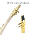 thumbnail image 3 of Yeacher 6C Tenor Saxophone Mouthpiece Musical Instrument Accessories Brass Material with Reed Buckle Patch, 3 of 7