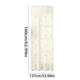 thumbnail image 3 of Ohufall Large Size Translucent Leaf Embroidered Decorative Curtains For Double Bedroom Living Room Home Window Treatments, 3 of 6