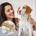 thumbnail image 4 of LSLJS Collier Collier pour Chien en Perles Bijoux pour Chiot Collier Brillant en Strass Cat Collier Bling pour Chien Collier Cat Bijoux pour Animaux Collier, 4 of 9