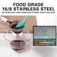 thumbnail image 3 of Nilvkv Stainless Steel Flour Sieve Handheld Household Double Layer Mesh Filter Sieve Baking Tool, 3 of 6