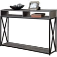 thumbnail image 2 of Convenience Concepts Tucson Deluxe Two-Tier Console Table in Gray Wood Finish, 2 of 5