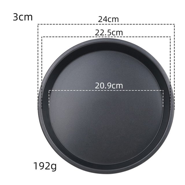 Ruibeauty 5-10 Inch Non-Stick Pizza Trays Steel Baking Tool Pizza Pan Oven Tool