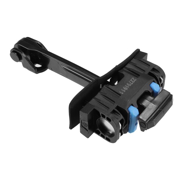 Rear Left Right Car Door Check No.22791911 Door Stop Stopper Assembly for Buick LaCrosse CX CXL CXS 2.4L. A black metal car door check stopper with a durable anti-rust design, featuring a compact structure with blue accents and the OE number 22791911 visible. Suitable for Buick LaCrosse models CX, CXL, and CXS with 2.4L, 3.0L, and 3.6L engines from 2010-2011. Dimensions: 16.5x8.8x3.5cm.