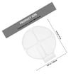 thumbnail image 2 of VERDANVERSE 2Pcs Foundation Mixing Palette Acrylic Transparent Smooth Surface For Makeup Products Daily Use, 2 of 8