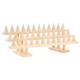 thumbnail image 1 of lionlar Multi Layer Rings Jewelry Display Stands Wood Fingers Showcase for Shows Jewelry 3 Layer 36 Fingers, 1 of 9
