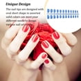 thumbnail image 2 of Maoww Nail Art Delicate Removable Artificial Tips Extension Fingernails Fashion Wraps Manicure Tools Decoration for Girls Type 1 Type 24, 2 of 6