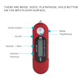 thumbnail image 4 of Clé USB Lecteur Mp3 4 Go Lecteur de Musique Prend en Charge Pile AAA Remplaçable (Non Incluse) Enregistrement Radio FM Extensible jusqu'à 32 Go, 4 of 10