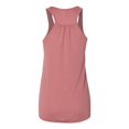 thumbnail image 2 of Bella Ladies Flowy Racerback Tank, L, Mauve, 2 of 2