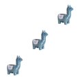 thumbnail image 1 of Wweixi 1/2/3 Animal Shape Pots Durable Materials For In Garden For Small Spaces Eco-friendly Alpaca blue 3PCS, 1 of 6