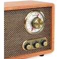 thumbnail image 2 of Victrola Radio FM / AM Bluetooth rétro en bois avec cadran rotatif, 2 of 4