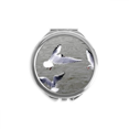 thumbnail image 1 of Océan Eau Mer Oiseau Science Nature Photo Main Compact Miroir Rond Portable Poche Verre, 1 of 3