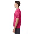 thumbnail image 4 of Hanes Cool DRI TAGLESS Men`s T-Shirt, L, Wow Pink, 4 of 4