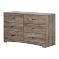 thumbnail image 2 of South Shore Step One 6-Drawer Dresser for Adult, in Weathered Oak, 2 of 10