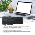 thumbnail image 4 of Claviers Fluides, Entrée Muette PC, Clavier pour Ordinateur Portable, Pointeur Sensible, Usage Domestique, Remplacement pour Thinkpad E15 GEN 1, 4 of 6