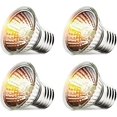 thumbnail image 1 of 4 Piece 75W UVA UVB Reptile Heat Lamp Bulb E26 Base Daylight Basking Reflector Amphibian Terrarium, 1 of 5