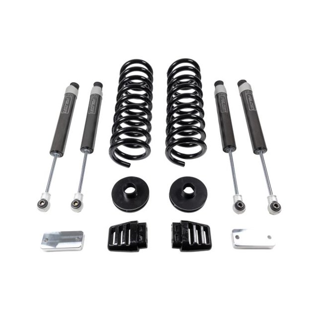 Fits 2019-2022 Ram 2500 ReadyLIFT Lift Kit Suspension 49-19320 3 Inch Front Lift; 3 Inch Rear Lift; With Front And Rear Falcon Shock Absorbers; Black Components