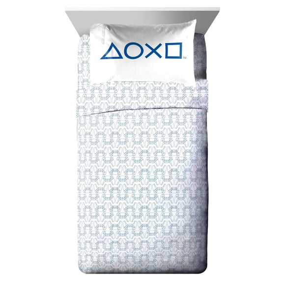 Sony Playstation 3-Piece Twin Sheet Set, Kids 100% Polyester