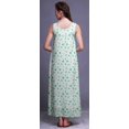 thumbnail image 4 of Bimba Nuisettes en Rayonne Imprimées pour Femmes Robe Sans Manches Tenue de Nuit Robe Maxi-2x, 4 of 5