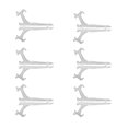 thumbnail image 3 of facefd 6pcs Plastic Easels Plate Holders Display Dish Rack Picture Frame Photo Book Pedestal Stand, 3 of 9