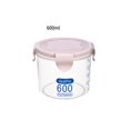 thumbnail image 1 of CHOK Clearance!  Glass Storage Containers With Lids Kitchen Storage Box Sealing Food Preservation Plastic Fresh Pot Container  Pink, 1 of 7