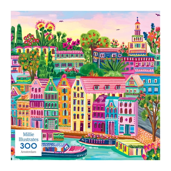RoseArt - Illustrations modernes 300 pièces - Amsterdam- Puzzle emboîtable pour adulte