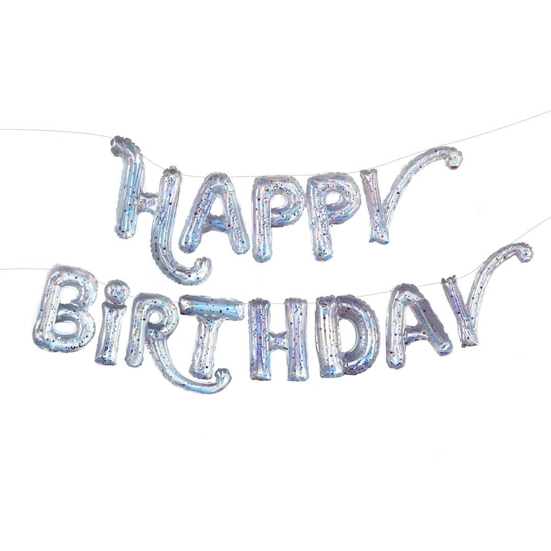 Packed Party "Happy Birthday" Balloon Banner