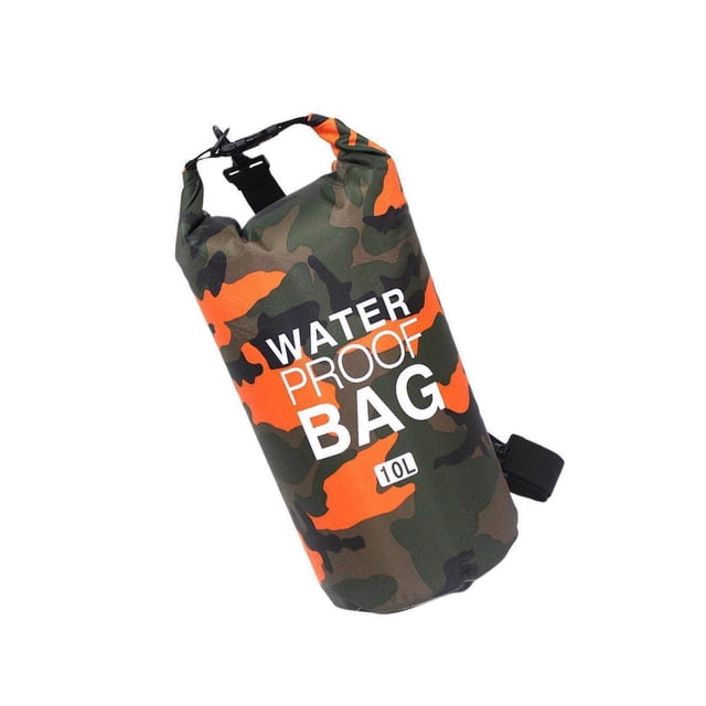 Bag Surfing Waterproof Sack Leakproof Outdoor Rafting Boating Floating Floating Waterproof Orange 10L